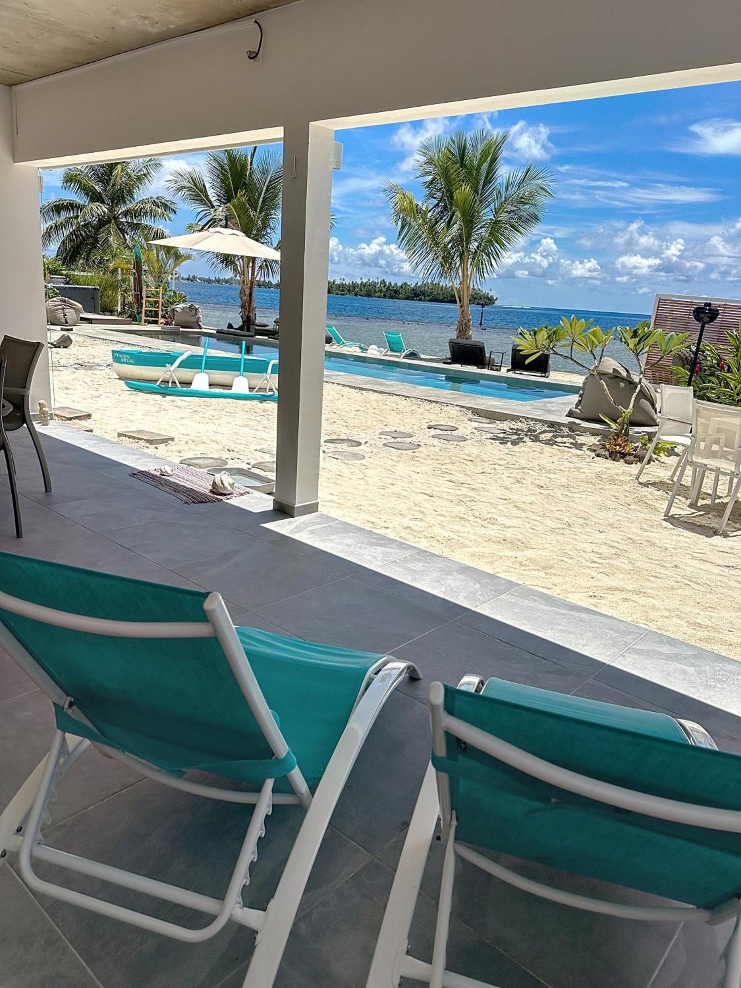 Pension Irivai Appartement Puatou 1 Chambre Bord De Mer อุตูโรอา ภายนอก รูปภาพ