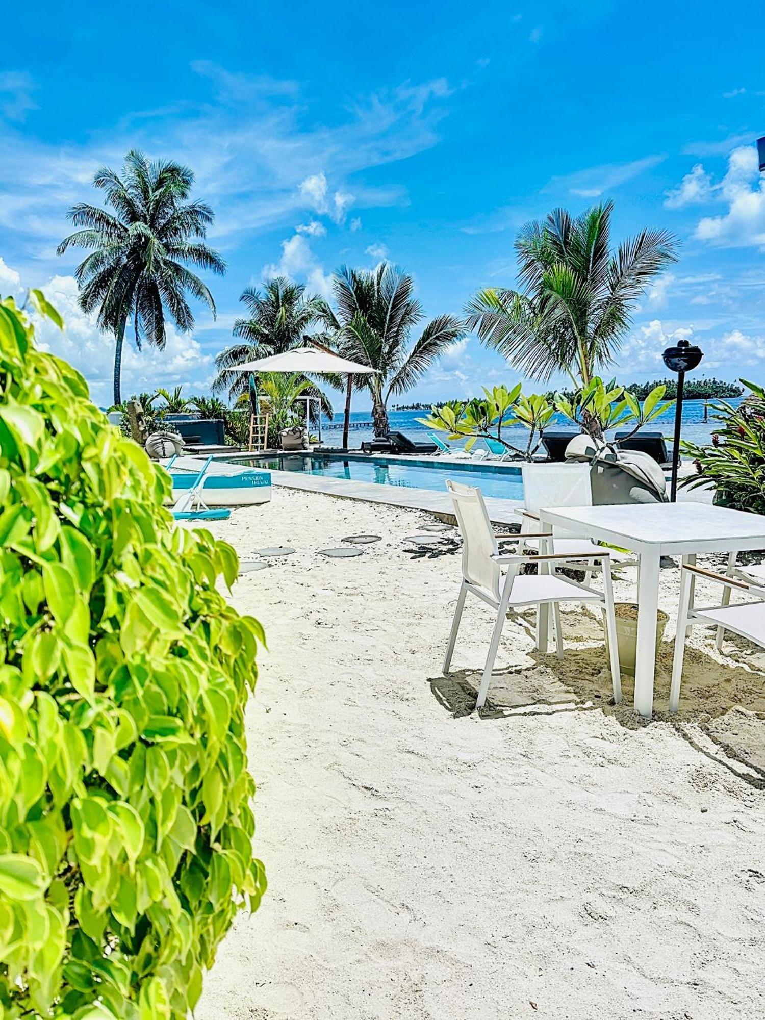 Pension Irivai Appartement Puatou 1 Chambre Bord De Mer อุตูโรอา ภายนอก รูปภาพ